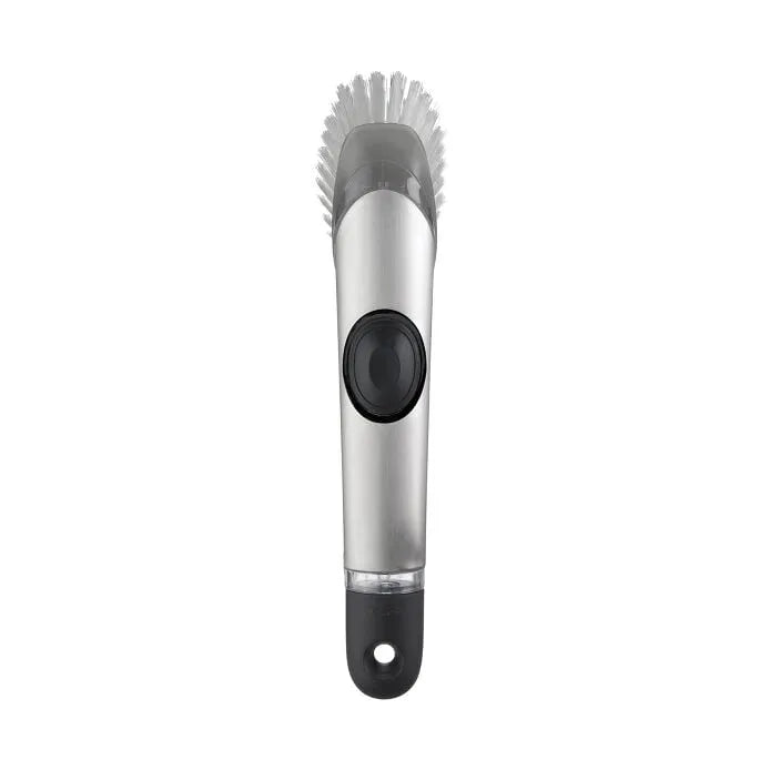 Steel Soap Dispensing Dish Brush