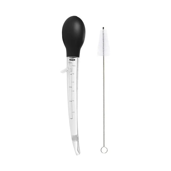 Angled Baster With Cleaning Brush