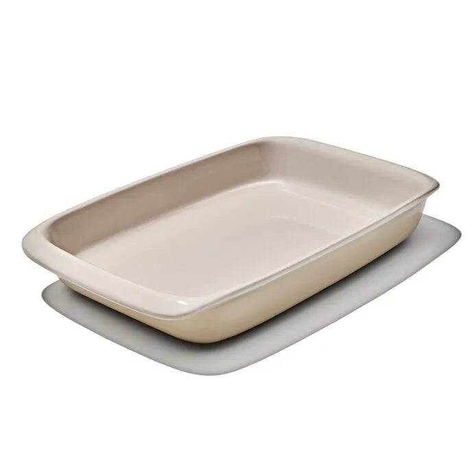 3 Qt Rectangular Stoneware Baking Dish - Storm Blue