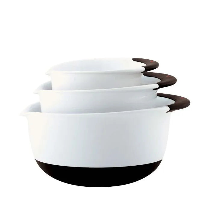 3-Piece Mixing Bowl Set - White