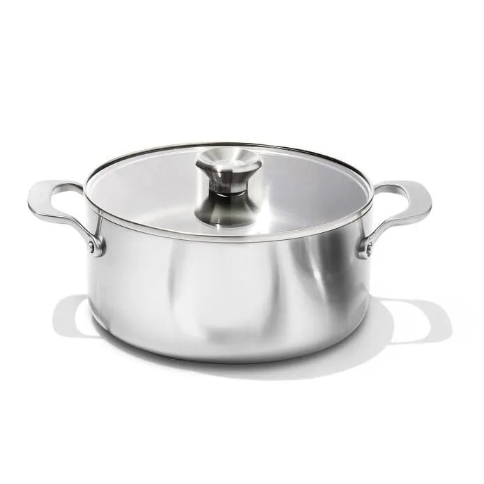 Stainless Steel Mira Series 5.2qt Casserole And Lid