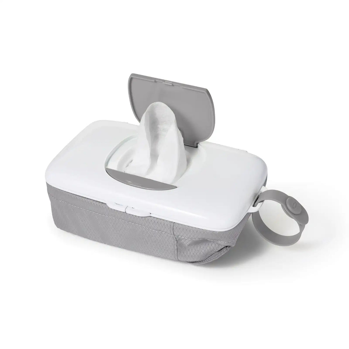 On-the-Go Wipes Dispenser with Diaper Pouch - Gray