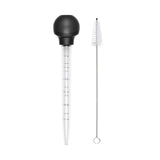 Baster With Cleaning Brush - Red