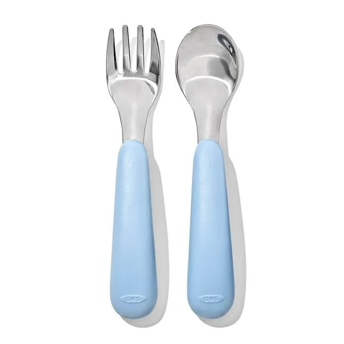 Fork & Spoon Set - Tot Pink