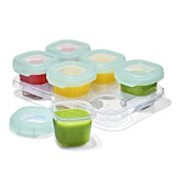 2 Oz Baby Blocks™ Plastic Freezer Storage Containers - Opal